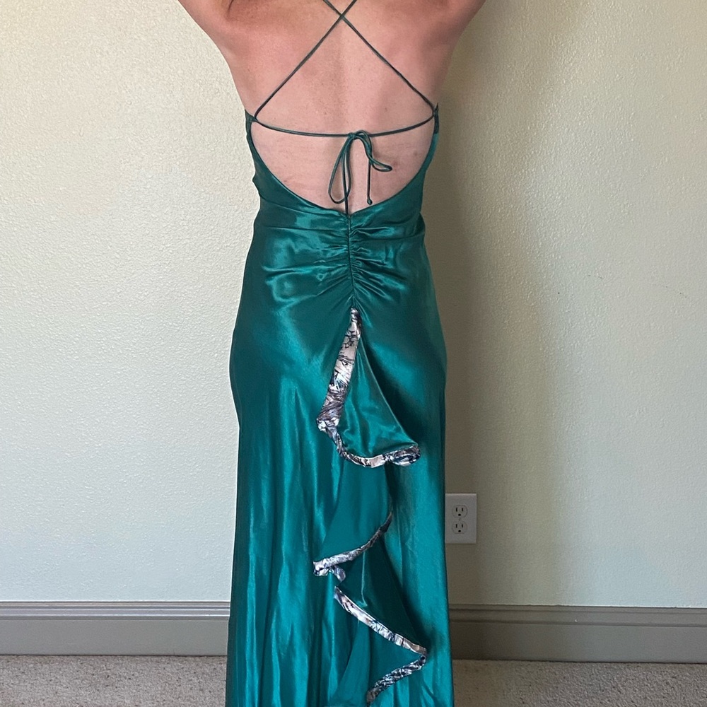 Formal custom made camo dress